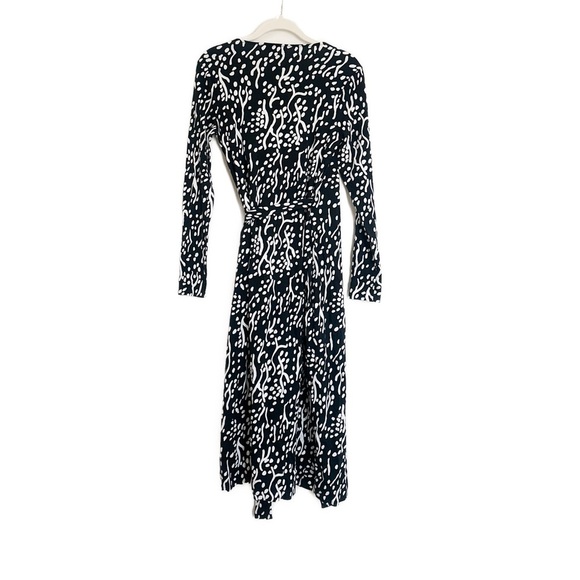 Diane Von Furstenberg X Target Wrap Dress Black Sea Spots Size Small NWT - Picture 6 of 6